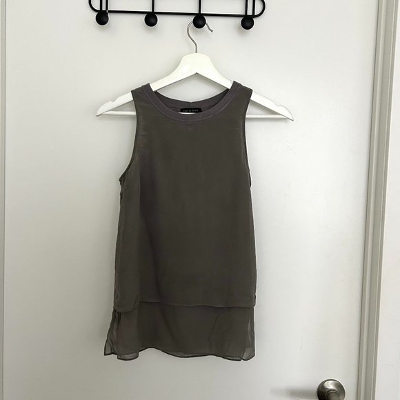 Rag & Bone Sleeveless Layered Tank Top - Picture 3 of 6